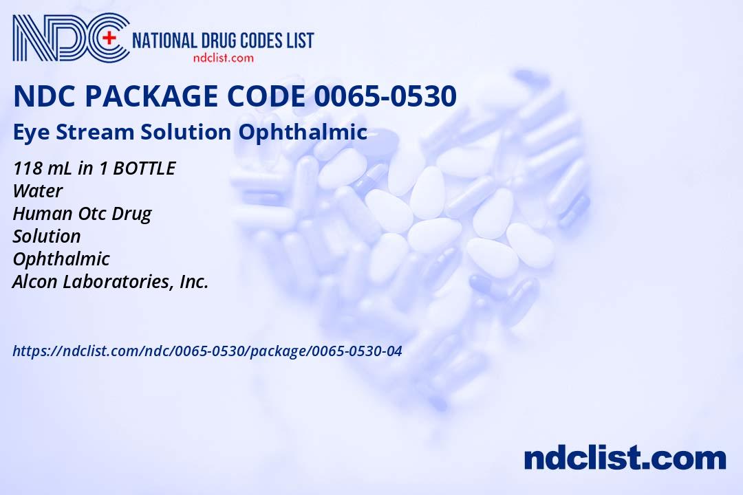 NDC Package 0065053004 Eye Stream Solution Ophthalmic