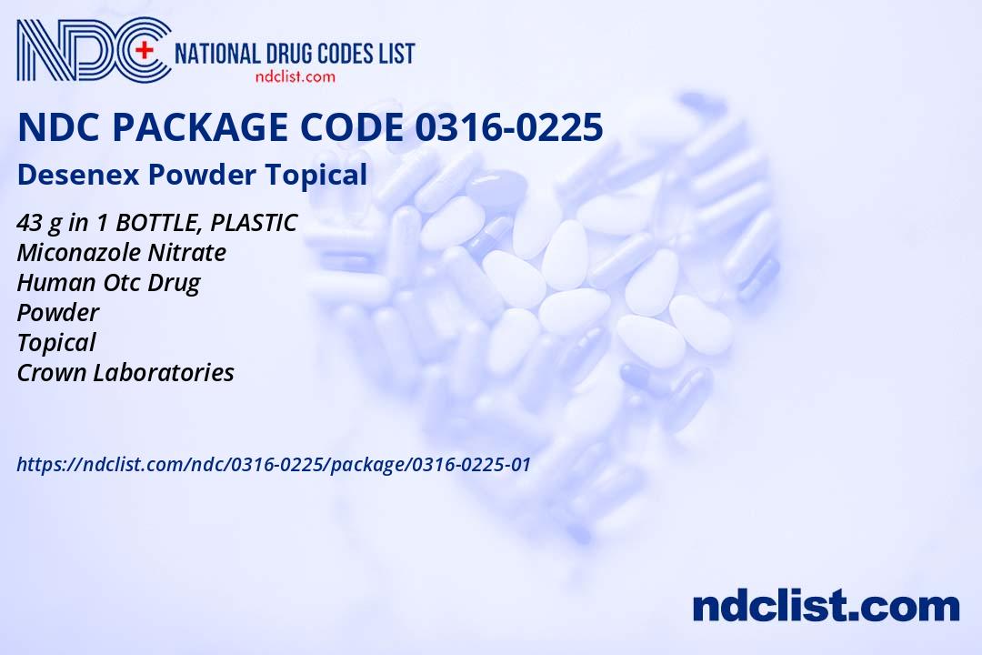 Desenex Powder- NDC0316-0225-01
