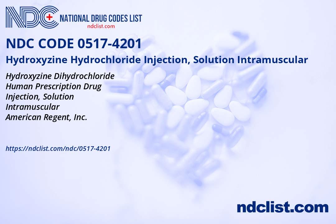 Hydroxyzine Hydrochloride Injection, Solution- NDC0517-4201