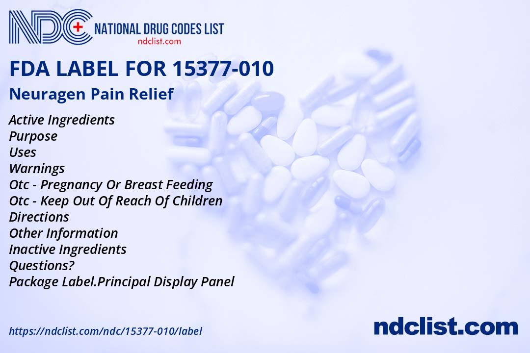 Neuragen- FDA Label NDC15377-010