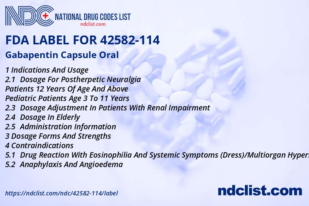 gabapentin nursing indications