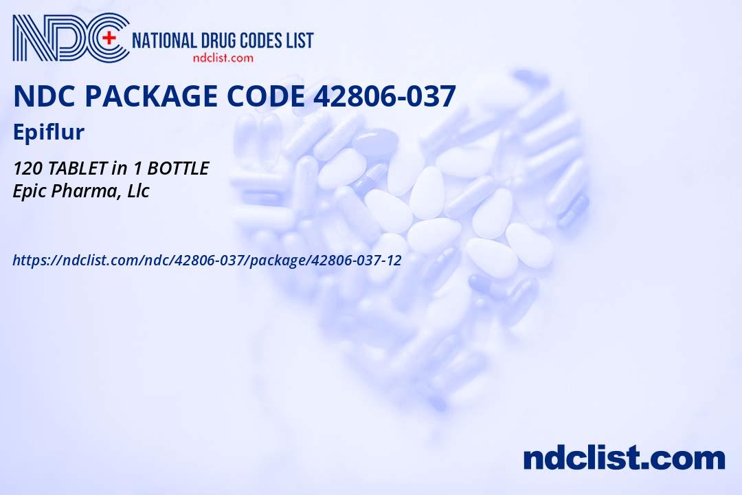 Epiflur - NDC 42806-037-12