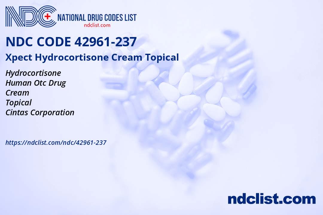 NDC 42961-237 Xpect Hydrocortisone Cream Topical