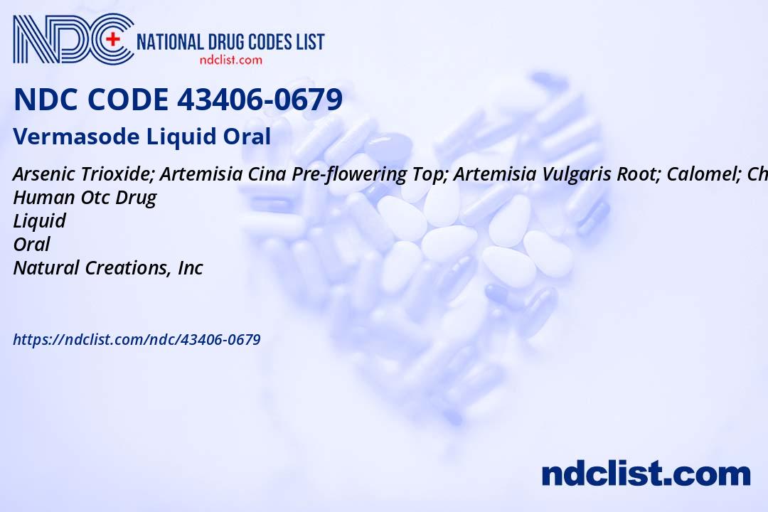 Vermasode Liquid NDC 43406-0679
