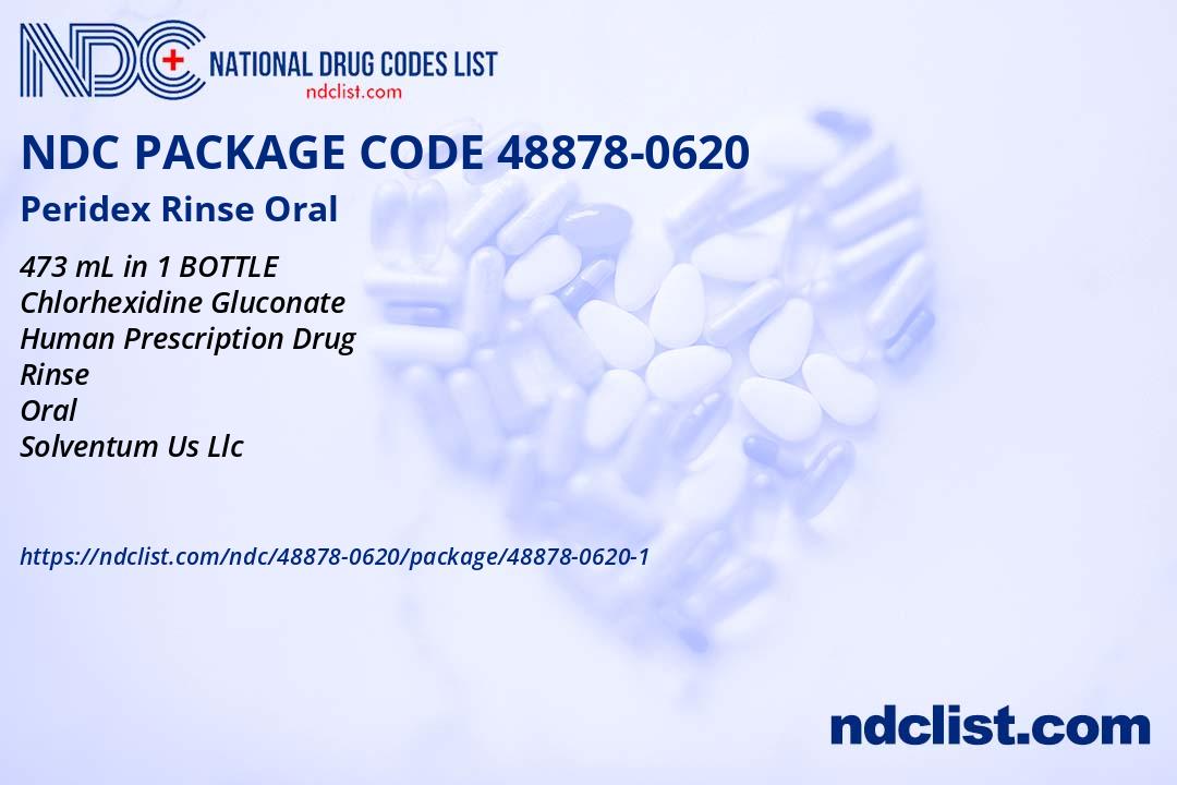 Peridex Rinse - NDC 48878-0620-1