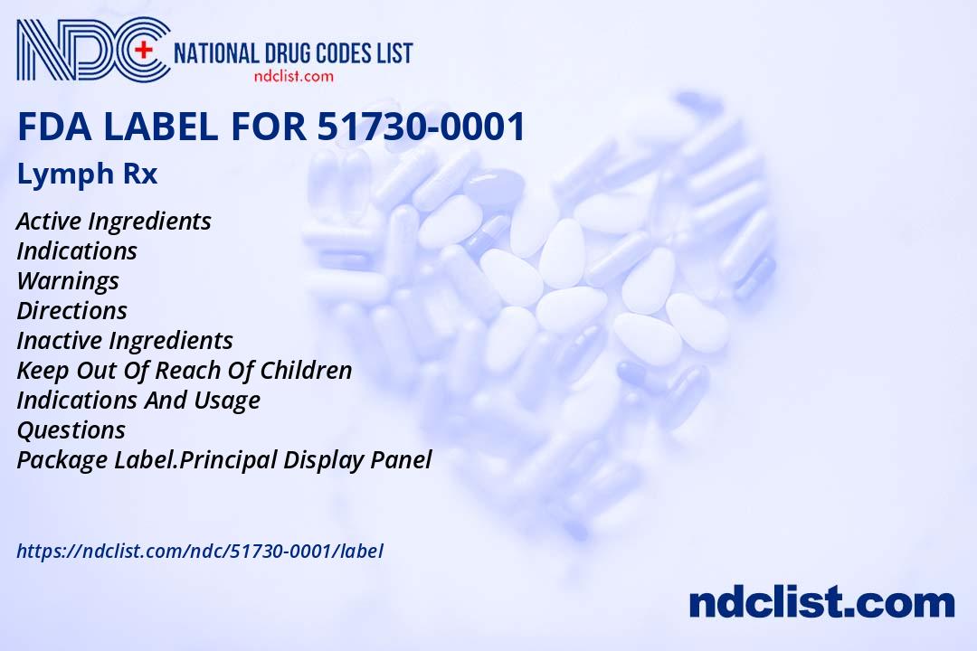FDA Label for Lymph Rx Indications, Usage & Precautions