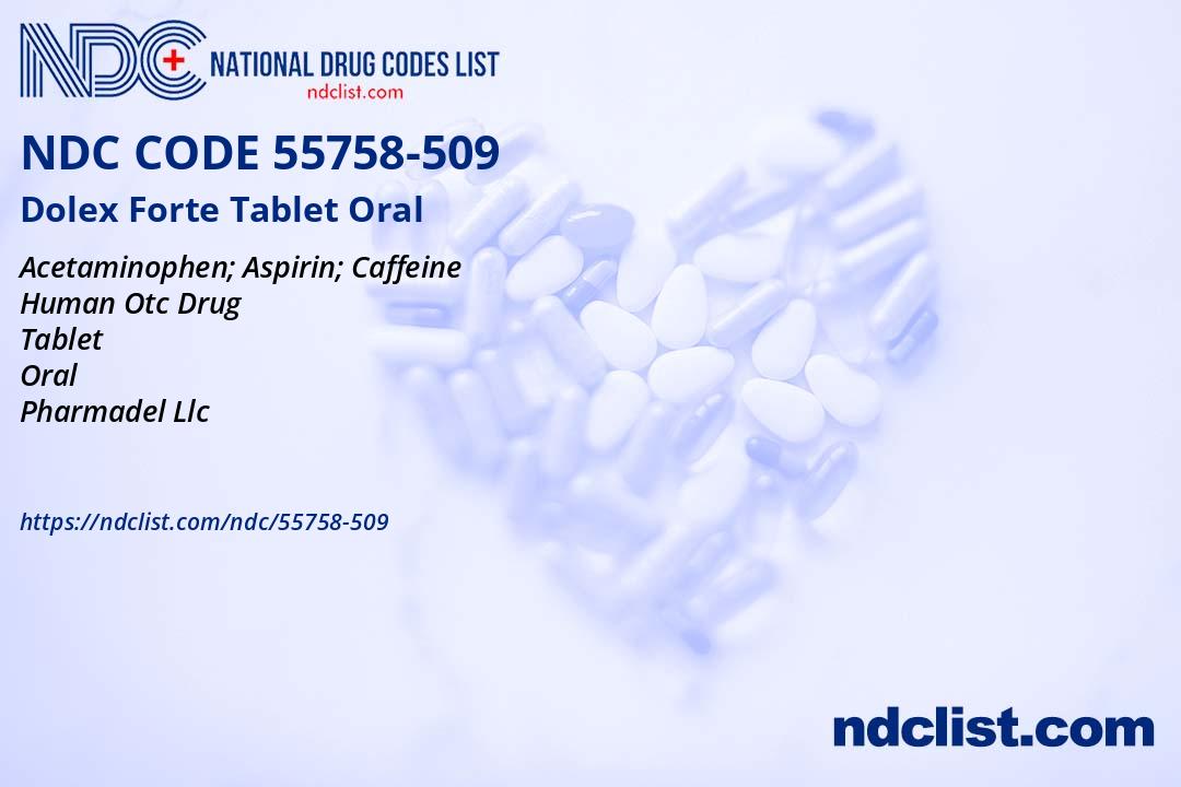 Dolex Forte Tablet - NDC 55758-509