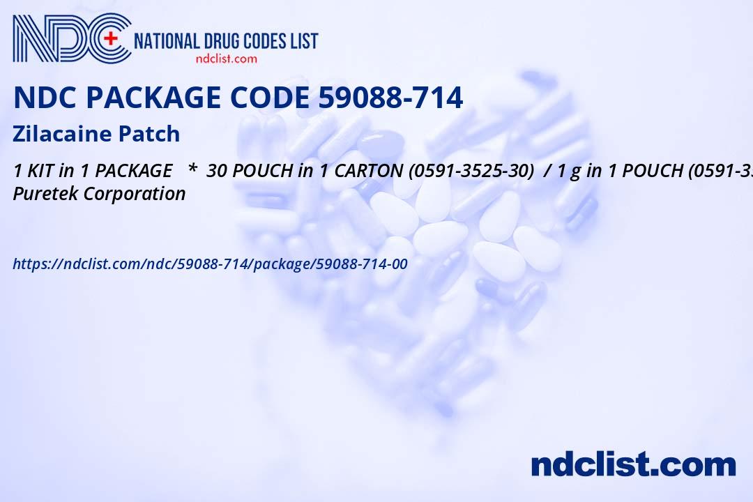 ムク　SAR Zilacaine Patch - NDC 59088-714-00
