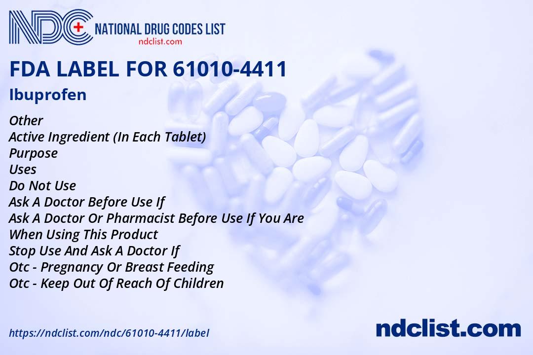 FDA Label for Ibuprofen Indications, Usage & Precautions
