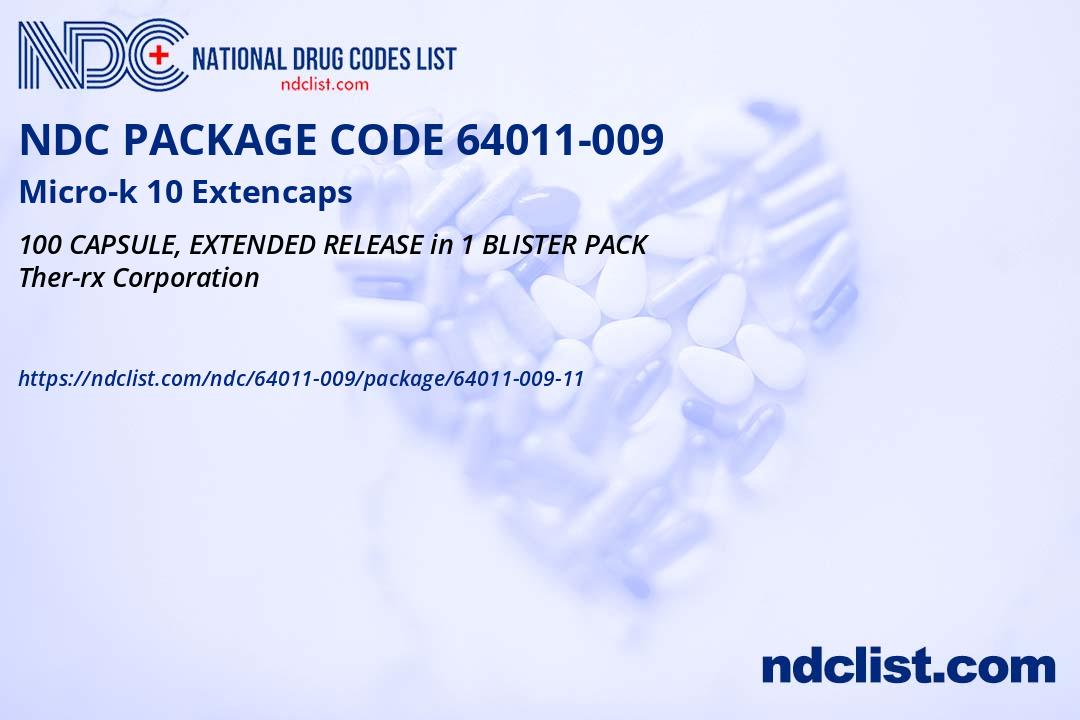 Micro-k 10 Extencaps- NDC64011-009-11