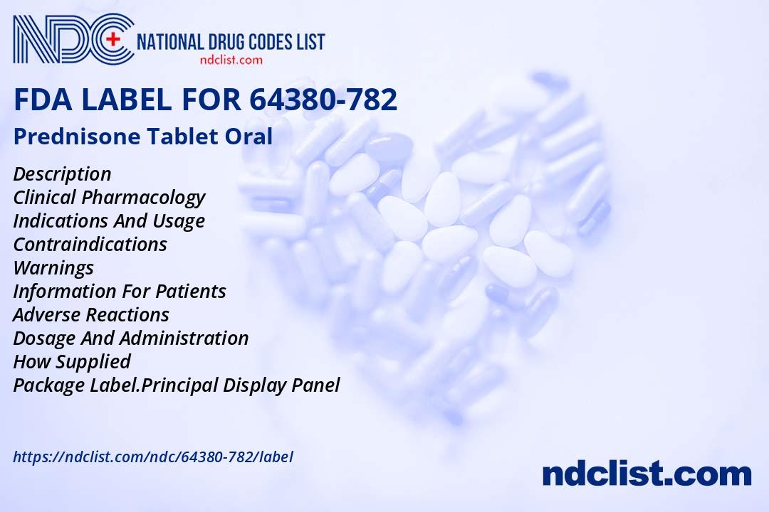 FDA Label for Prednisone Tablet Oral - Indications, Usage & Precautions