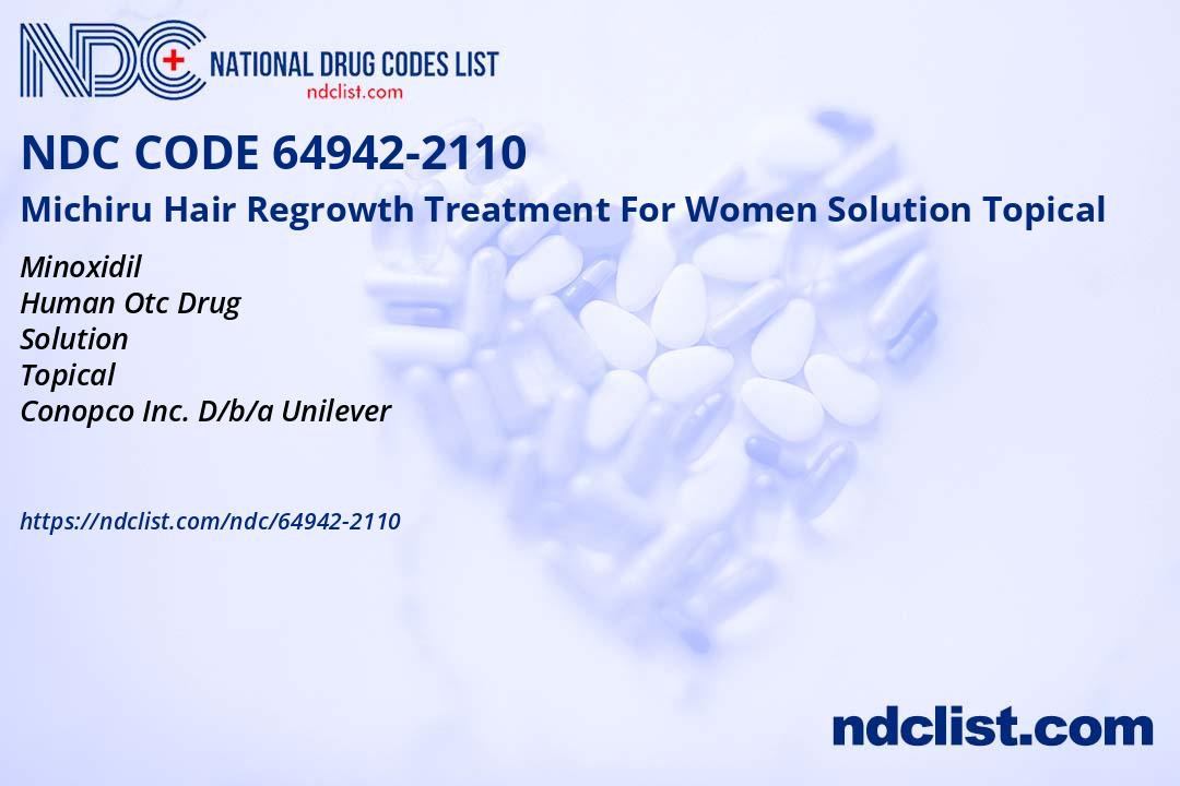 Michiru Hair Regrowth Treatment For Women - NDC 64942-2110