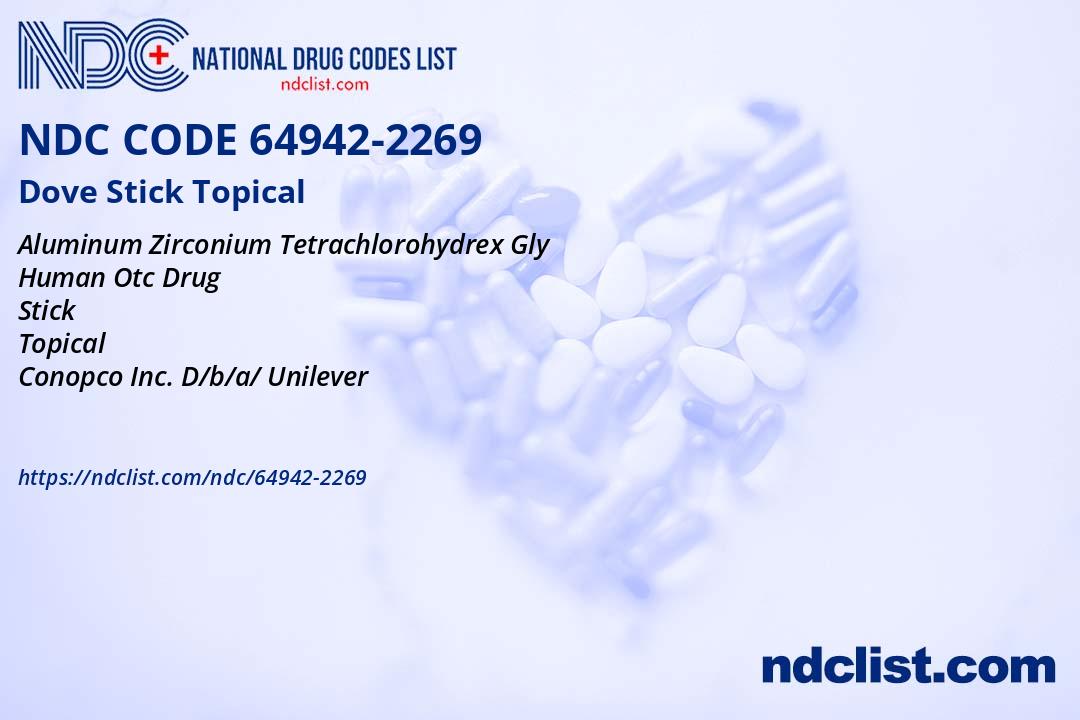 Dove Stick NDC 64942-2269