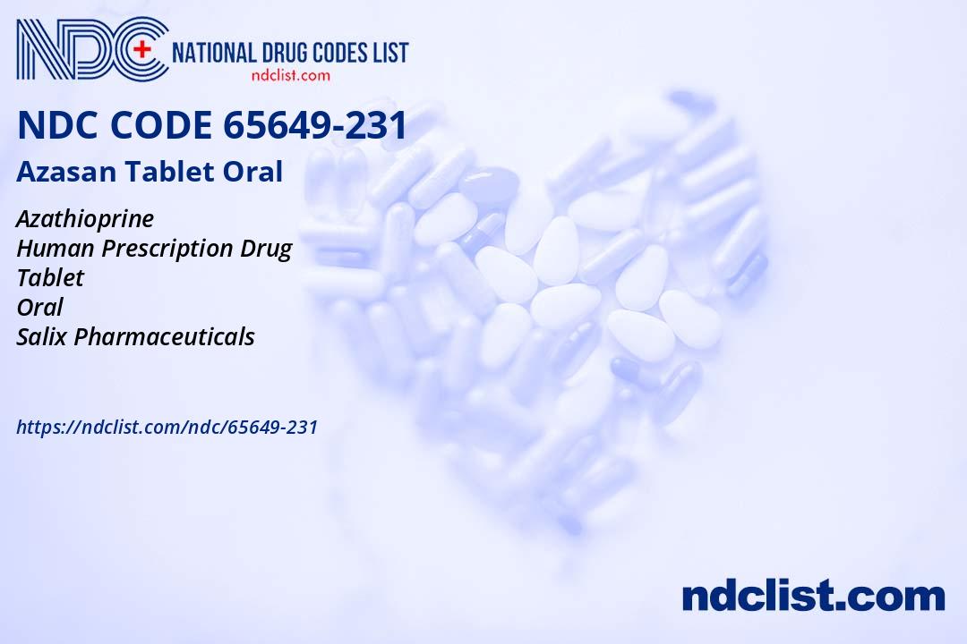 Azasin Azasan Tablet- NDC65649-231