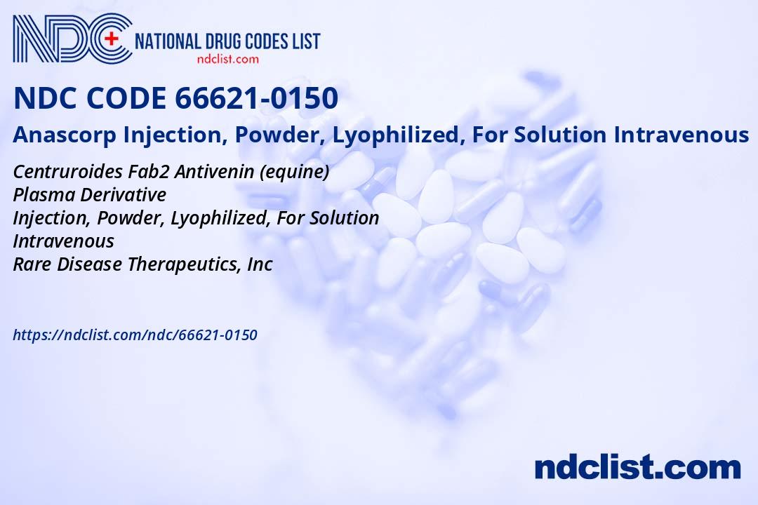 Anascorp- NDC66621-0150