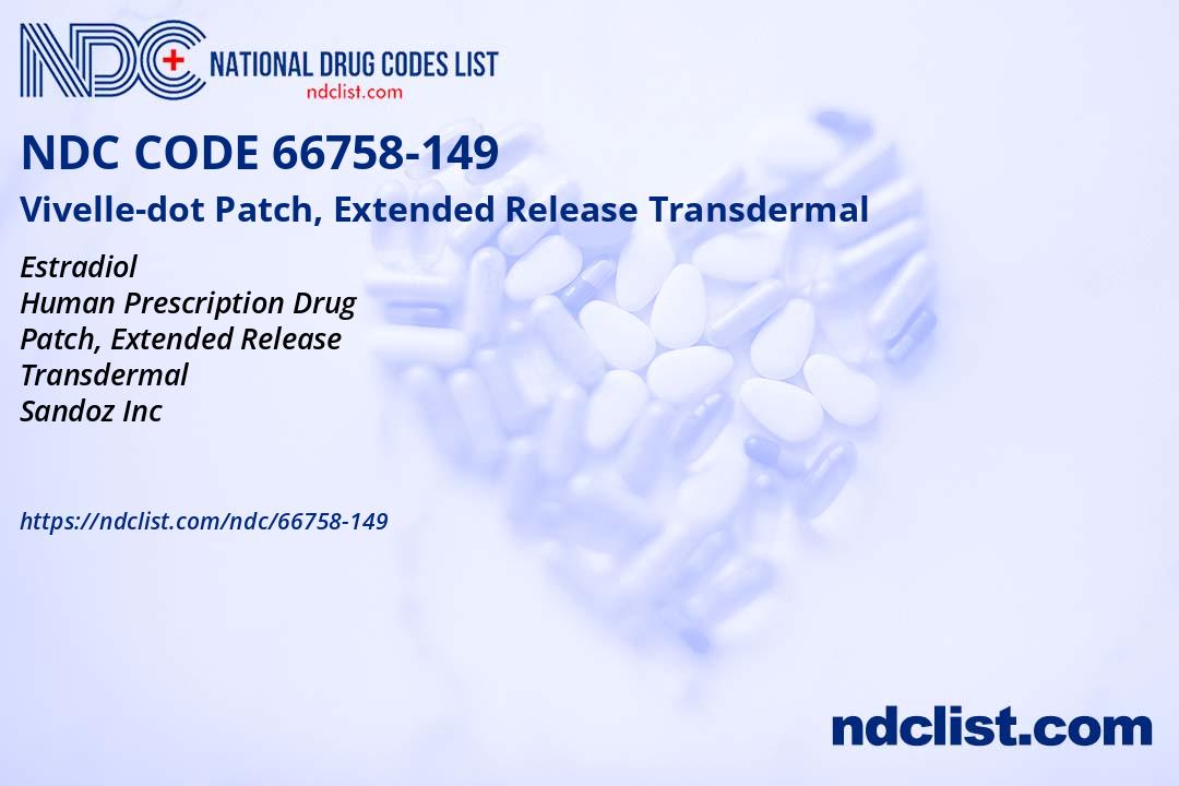 NDC 66758149 Vivelledot Patch, Extended Release Transdermal