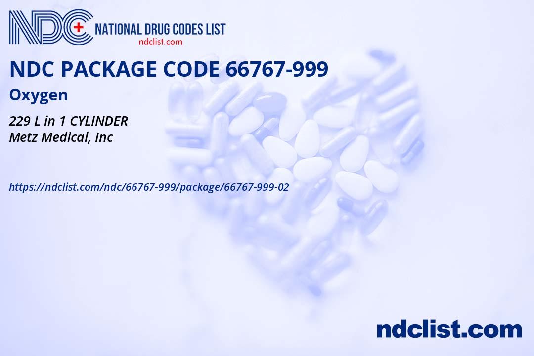 NDC Package 66767-999-02 Oxygen