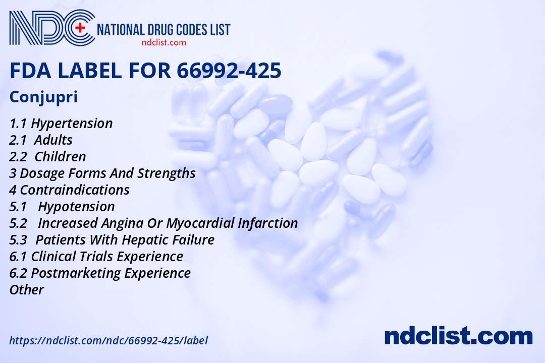 Wraser Conjupri- FDA Label NDC66992-425