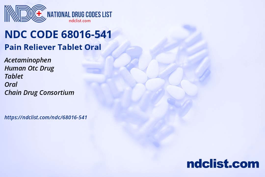 Pain Reliever NDC 68016-541
