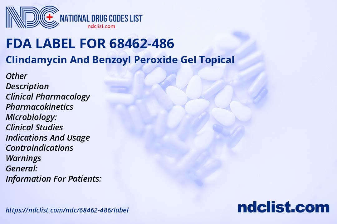 FDA Label for Clindamycin And Benzoyl Peroxide Gel Topical ...