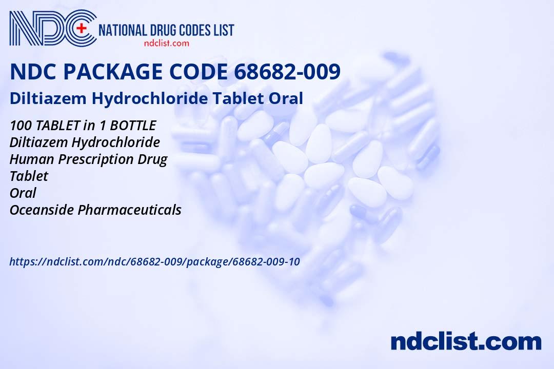 NEWYEAR ㉔ Diltiazem Hydrochloride Tablet - NDC 68682-009-10