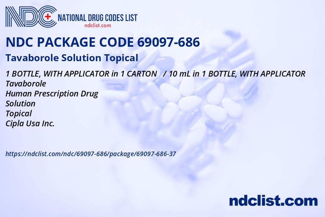 bora 「どこまでも」 NDC Package 69097-686-37 Tavaborole Solution Topical