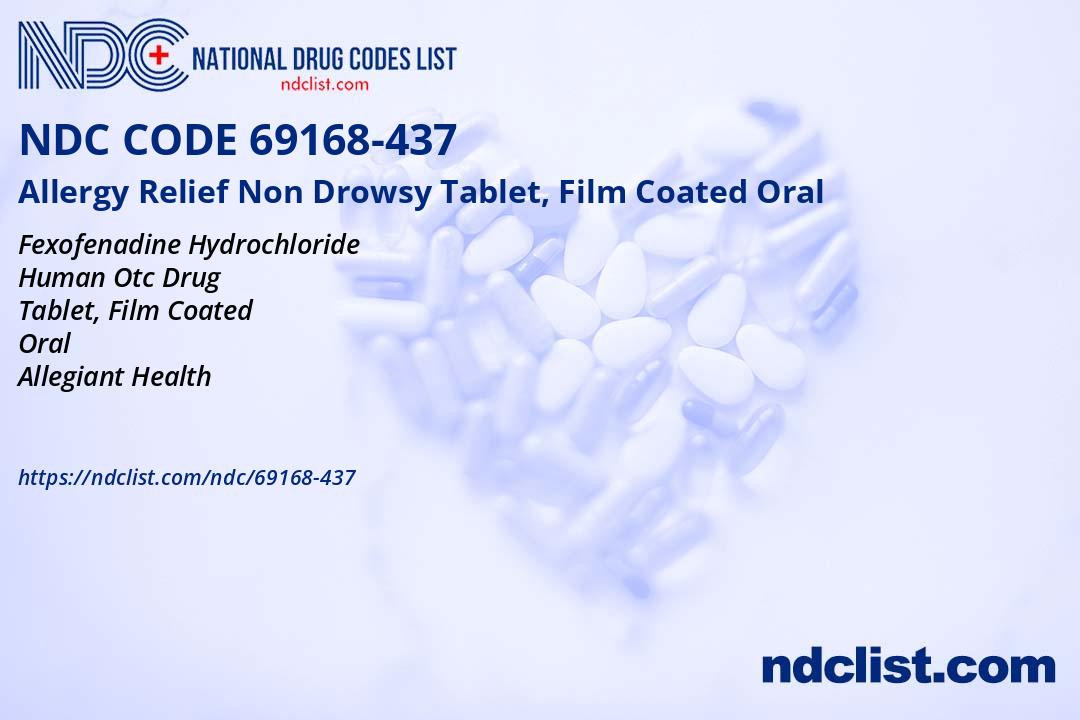Allergy Relief Tablet, Film Coated - NDC 69168-437
