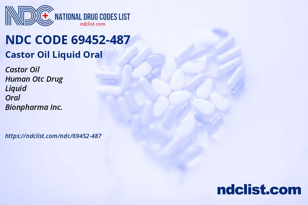 Castor Oil Code Castor Oil Liquid - NDC 69452-487