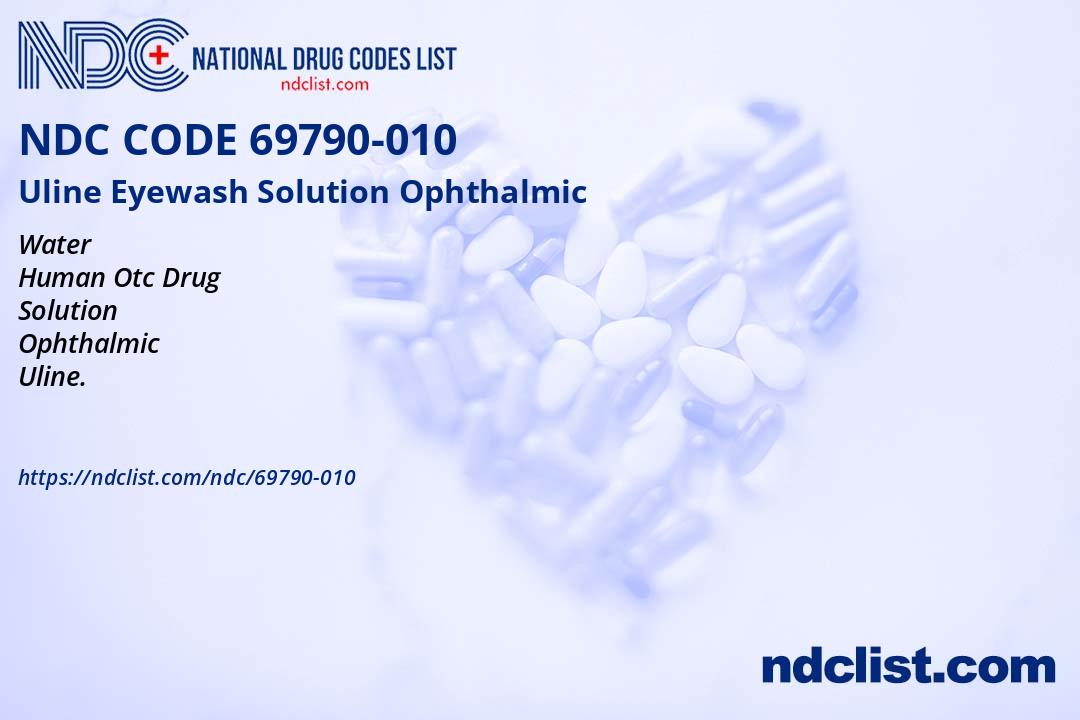 NDC 69790010 Uline Eyewash Solution Ophthalmic