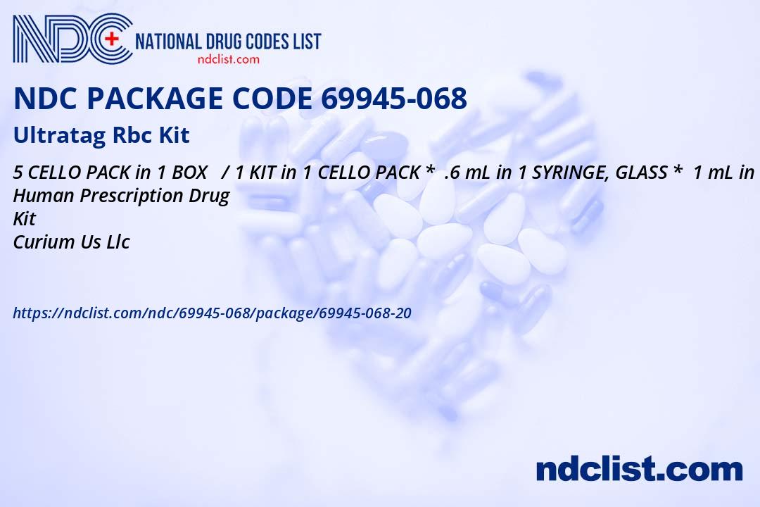 NDC Package 6994506820 Ultratag Rbc Kit