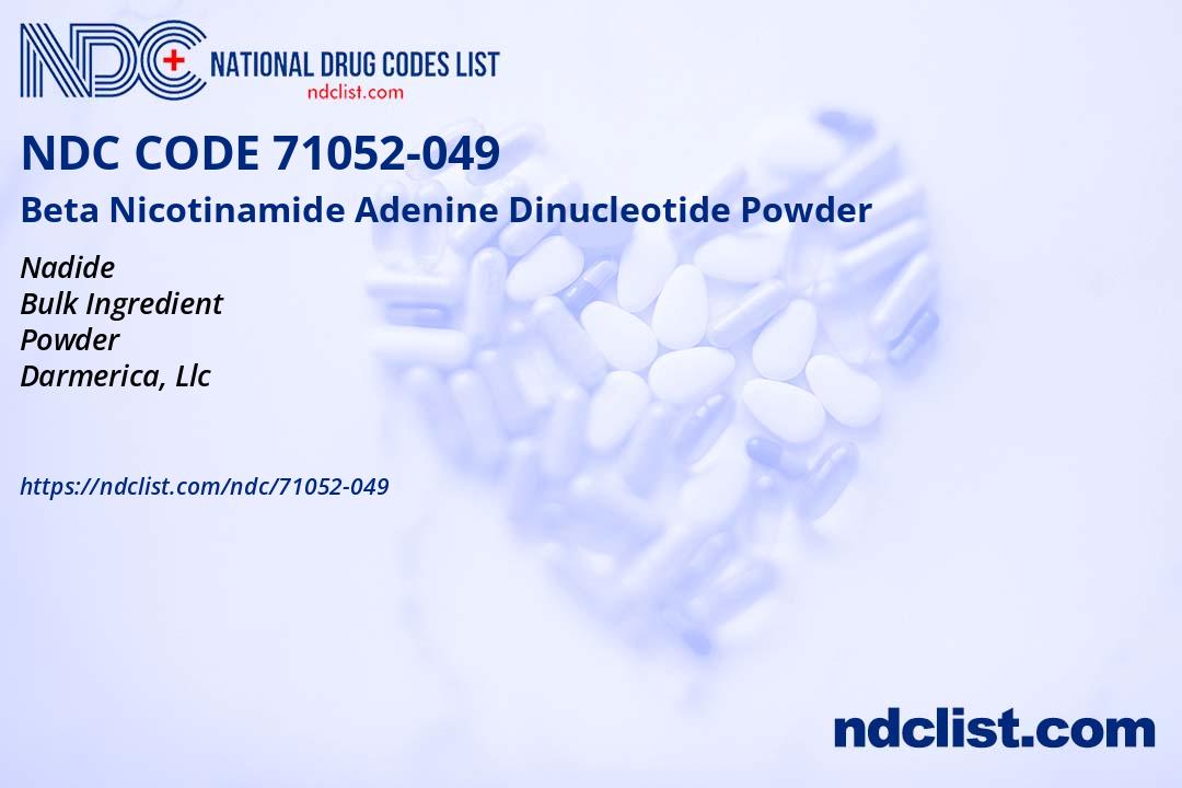 Beta Nicotinamide Adenine Dinucleotide Powder- NDC71052-049