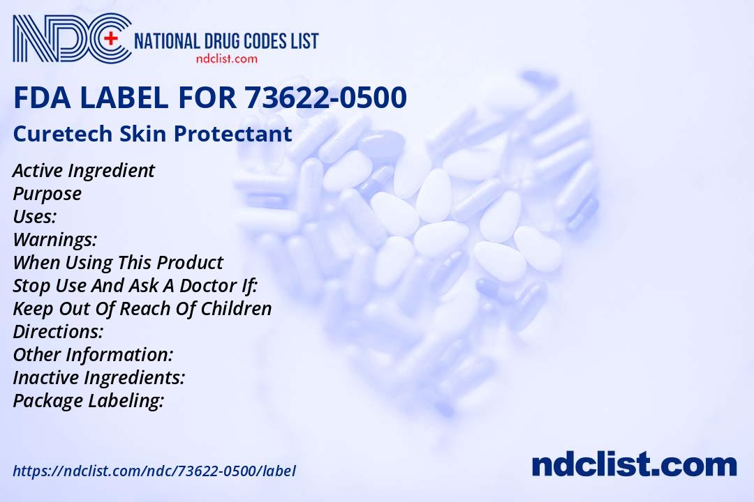 Curetech Skin Protectant - FDA Label NDC 73622-0500