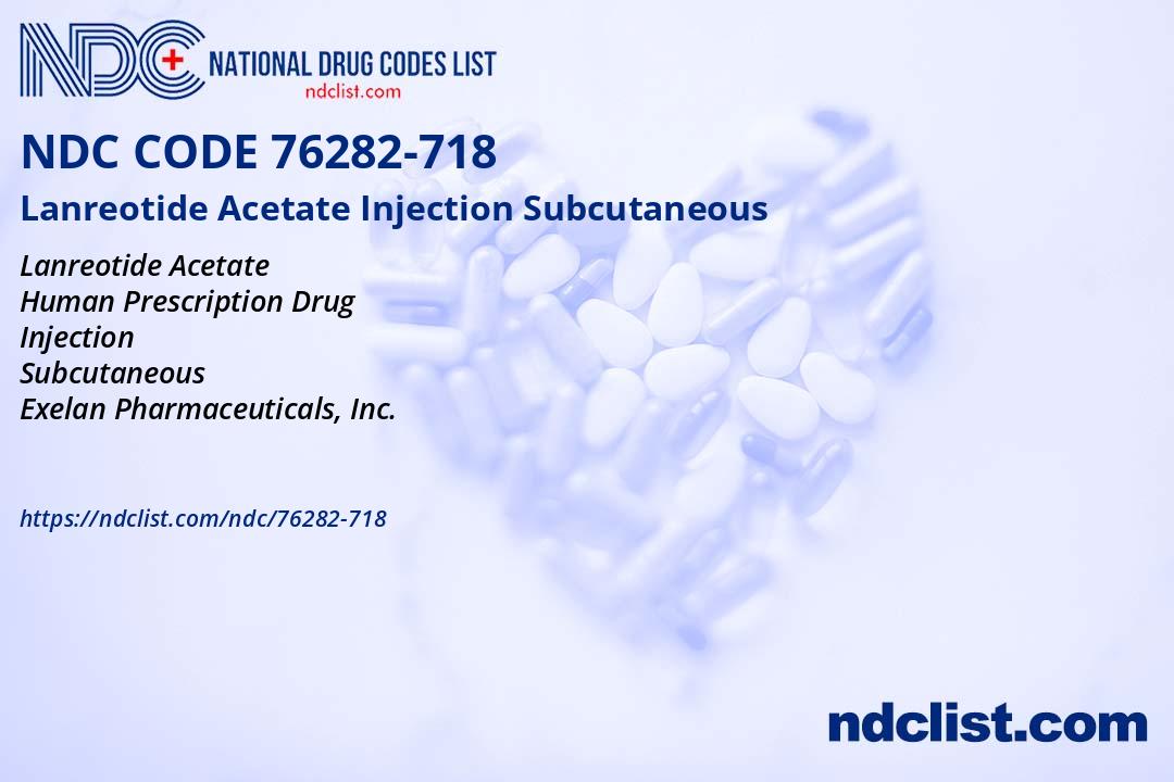 Lantheride Injection Lanreotide Acetate Injection- NDC76282-718
