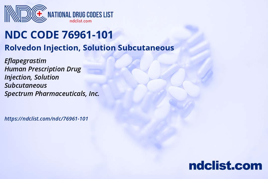 Rolvedon Injection Rolvedon Injection, Solution - NDC 76961-101