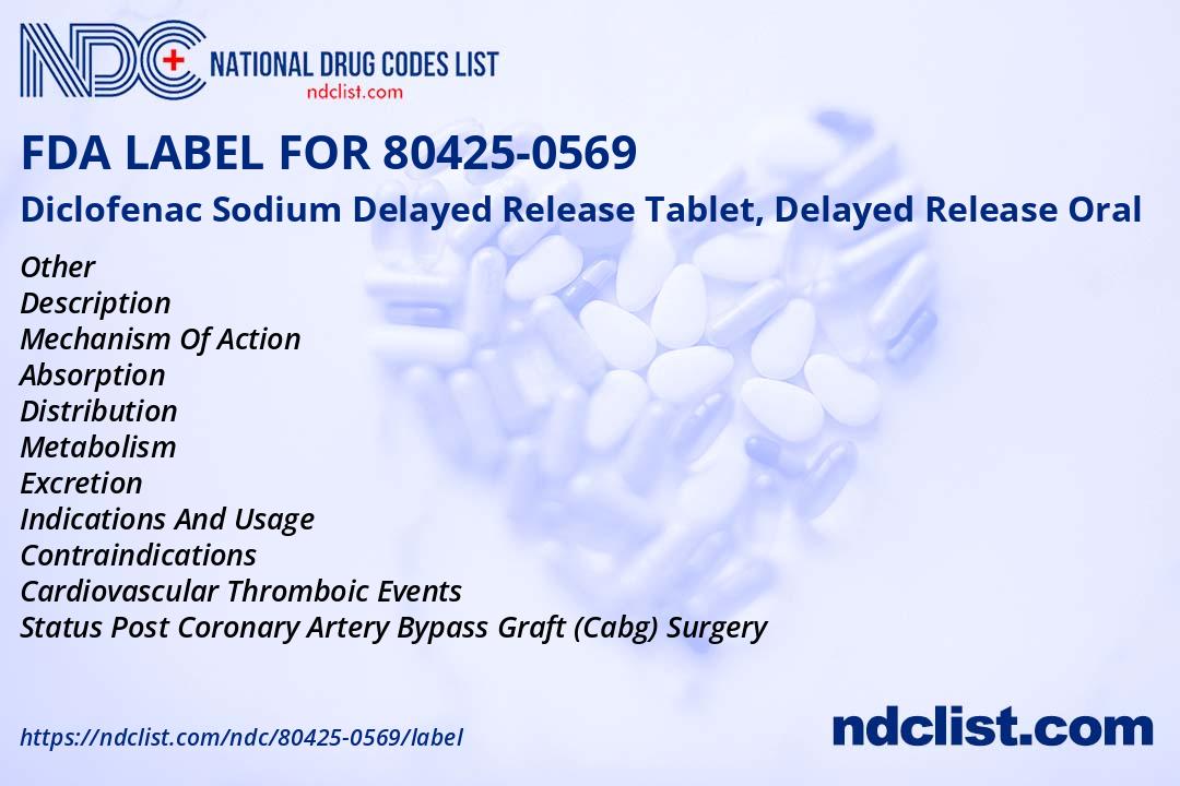 Diclofenac Sodium FDA Label - NDC 80425-0569