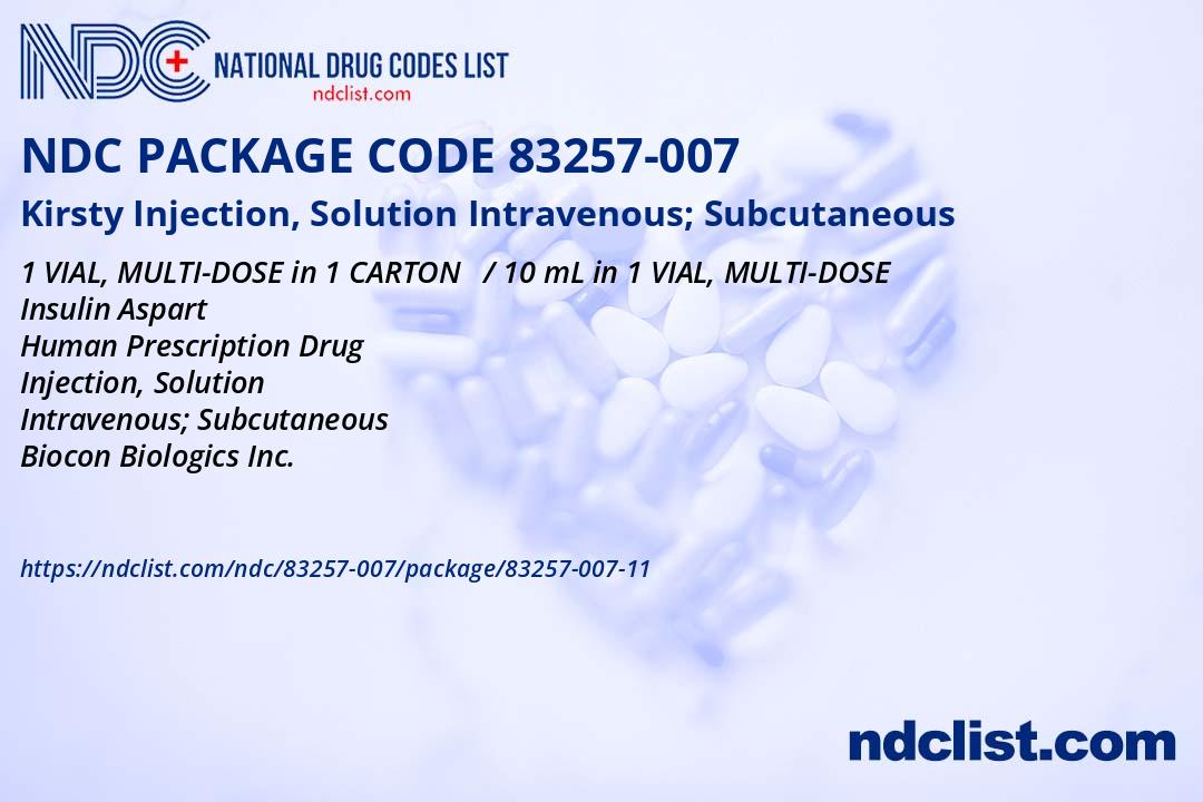 Kristin Injection Package Insert Kirsty Injection, Solution- NDC83257-007-11