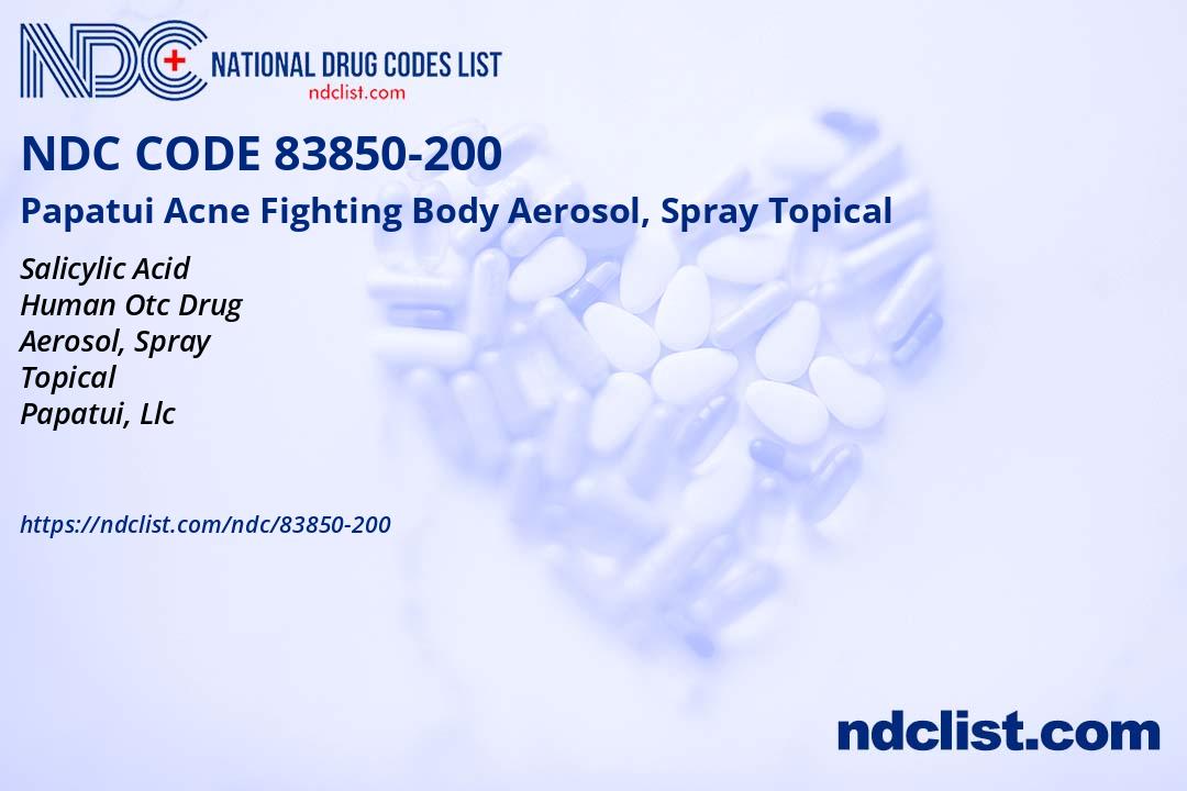 Papatui Acne Fighting Body Aerosol, Spray - NDC 83850-200