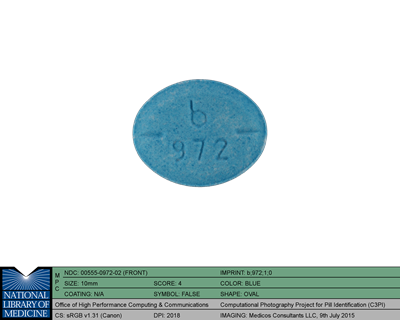 Dextroamphetamine Saccharate,  Amphetamine Aspartate,  Dextroamphetamine Sulfate And Amphetamine Sulfate Image