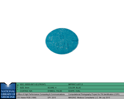 Dextroamphetamine Saccharate,  Amphetamine Aspartate,  Dextroamphetamine Sulfate And Amphetamine Sulfate Image
