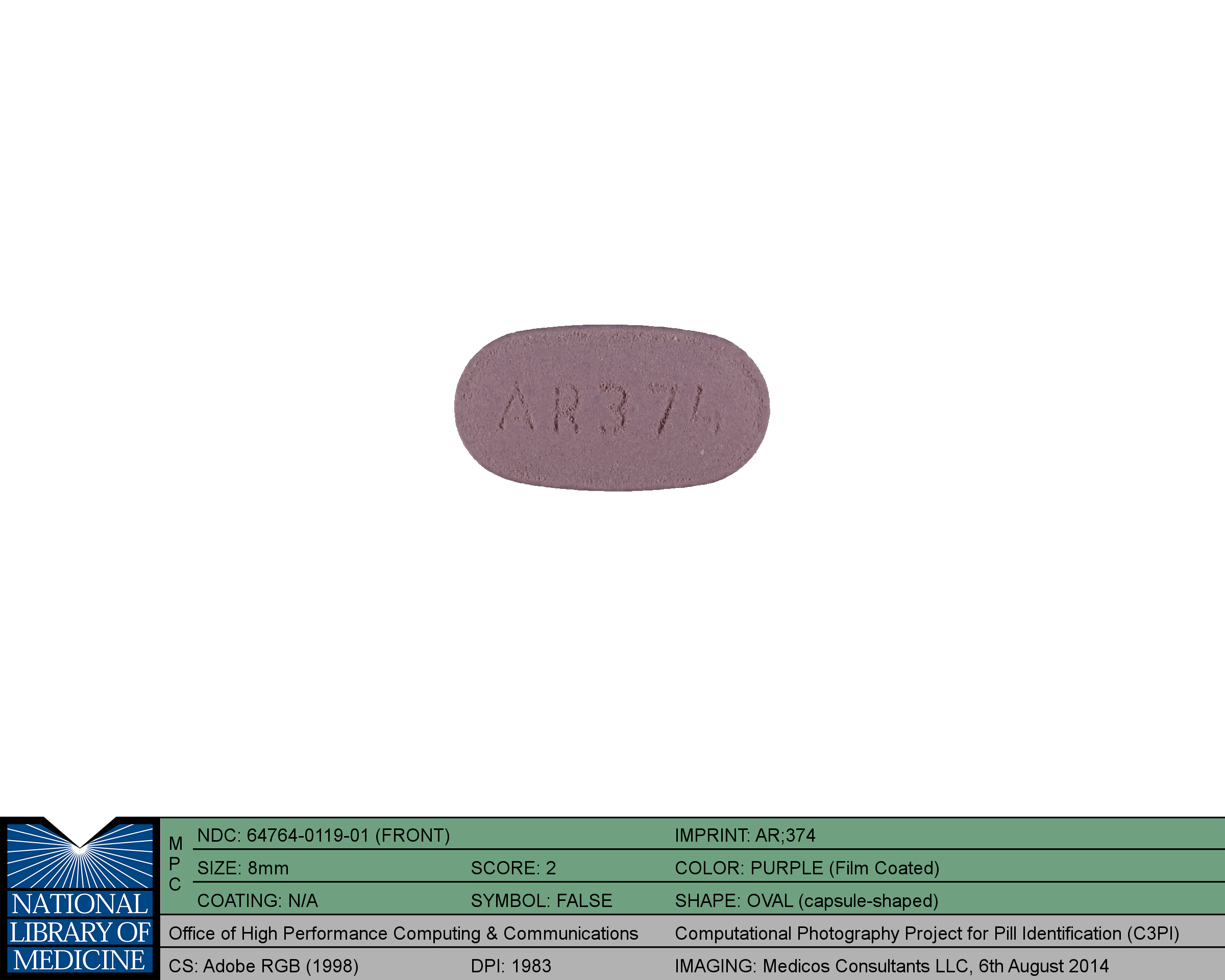 Pill Identifier Colcrys - Size, Shape, Imprints and Color