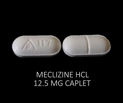 Meclizine Hcl 12.5 Mg Image