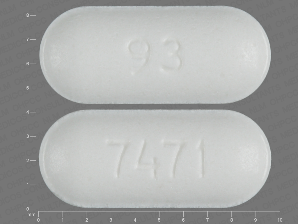 Pill Identifier Rizatriptan Benzoate Ndc 0093 7471