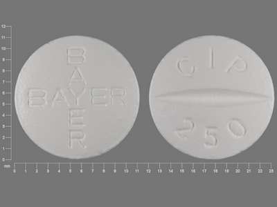 Image of Image of Cipro  tablet, film coated by Bayer Healthcare Pharmaceuticals Inc.