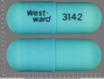 Image of Image of Doxycycline Hyclate  capsule, gelatin coated by West-ward Pharmaceuticals Corp