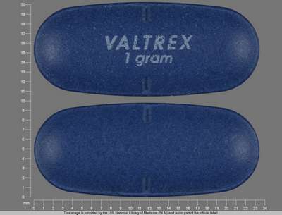 Image of Image of Valtrex  tablet, film coated by Glaxosmithkline Llc