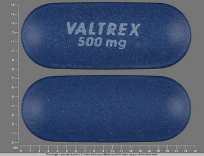 Image of Image of Valtrex  tablet, film coated by Glaxosmithkline Llc