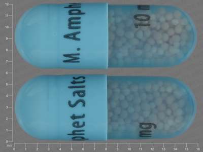Image of Image of Dextroamphetamine Saccharate, Amphetamine Aspartate, Dextroamphetamine Sulfate, And Amphetamine Sulfate   by Barr Laboratories Inc.
