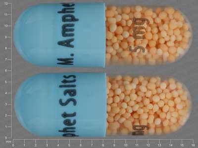 Image of Image of Dextroamphetamine Saccharate, Amphetamine Aspartate, Dextroamphetamine Sulfate, And Amphetamine Sulfate   by Barr Laboratories Inc.