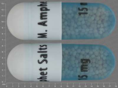 Image of Image of Dextroamphetamine Saccharate, Amphetamine Aspartate, Dextroamphetamine Sulfate, And Amphetamine Sulfate   by Barr Laboratories Inc.