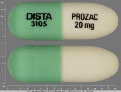 Image of Image of Prozac  capsule by Dista Products Company